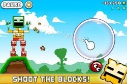 GU WO Blosics iPhone iPod touch Angry Birds blikken schieten