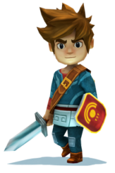 GU WO Oceanhorn iPhone Zelda-achtig personage