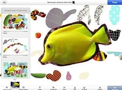 Mixel iPad creatie maken met vormen