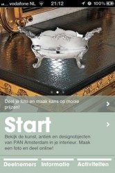 PAN it APP gemaakte foto op hoofdscherm