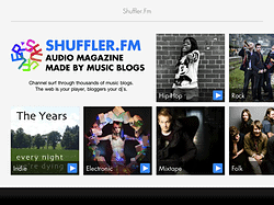 Shuffler.fm interview voor de iPad