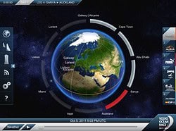 Volvo Ocean Race iPad wereldkaart