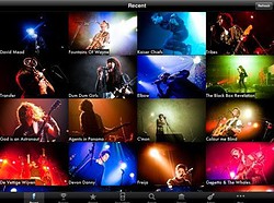 Wannabes concertfotografie iPad