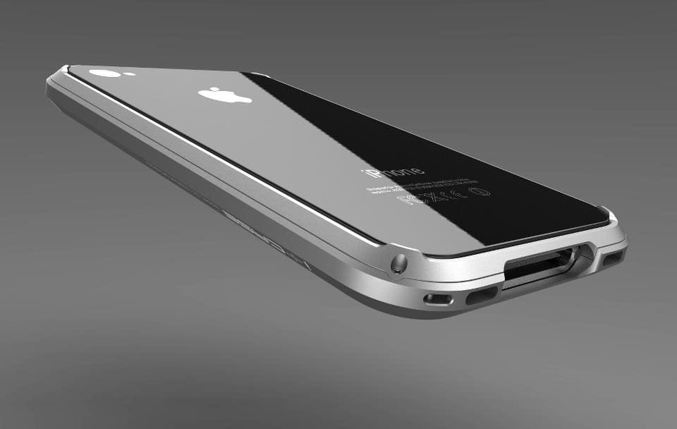 i+Case: aluminium moet iPhone iPhone 4S accentueren