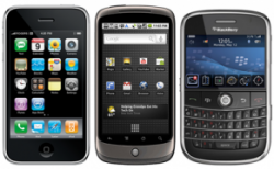 iPhone BlackBerry Android