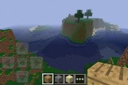 Minecraft: Pocket Edition: Levels worden door het spel automatisch gegenereerd.