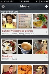 Evernote Food voedseldagboek iPhone