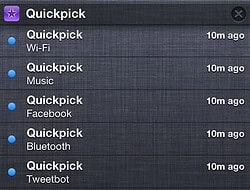 Quickpick iPhone