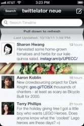 Twittelator Neue timeline verversen
