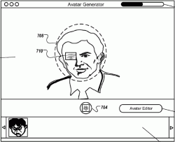 Game Center avatars patent