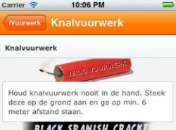 iVuurwerk vuurwerk op de iPhone