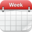 week calendar icoon