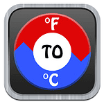 Fahrenheit to Celsius icon