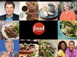 Food Network in the Kitchen hoofdmenu header iPad