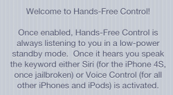 Hands-Free Control