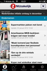 NUzakelijk iPhone app