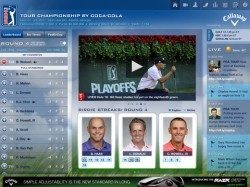 PGA Tour HD hoofdscherm iPad