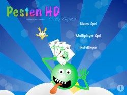 Pesten HD iPad hoofdmenu