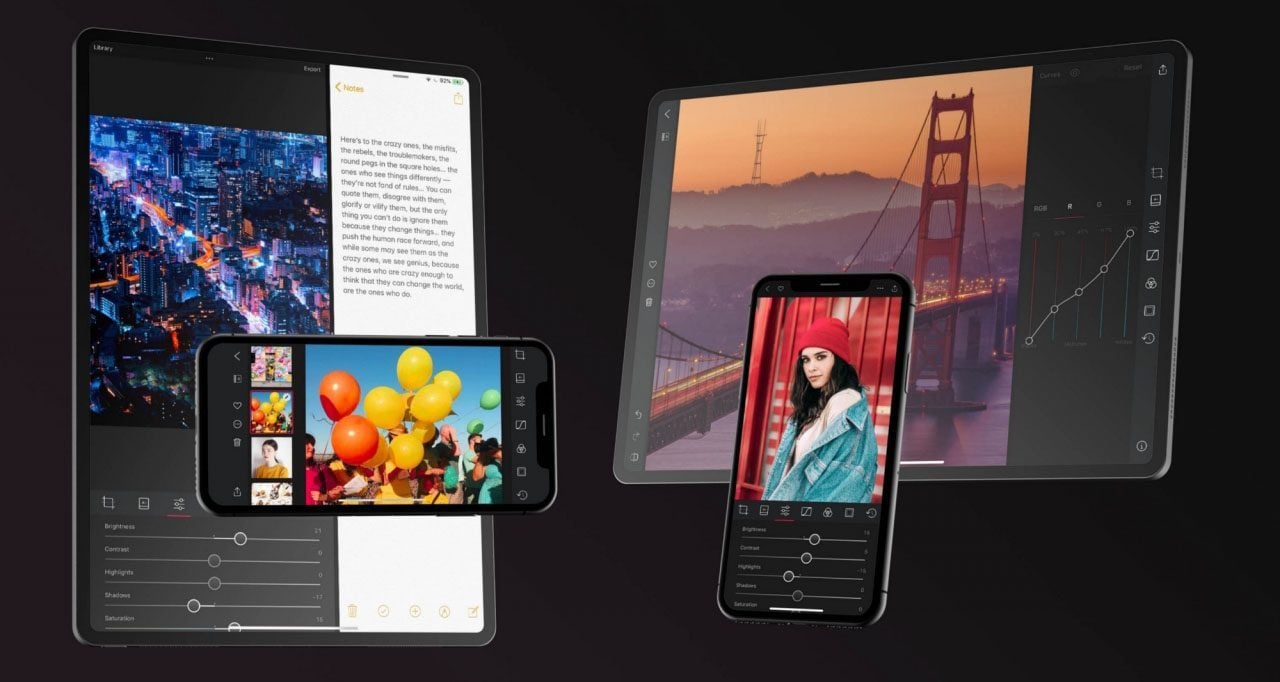Darkroom op iPhone en iPad