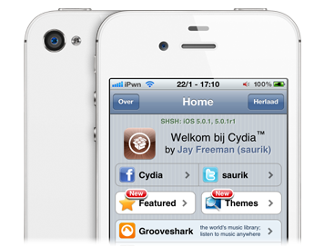 iPhone 4S en iPad 2 jailbreak op iOS 5.0 en 5.0.1 met GreenPois0n Absinthe