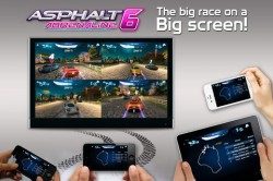 Asphalt 6 Adrenaline groot scherm