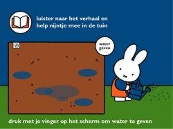 De Tuin van Nijntje water geven