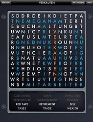 Mega Multilingual Word Find iPad screenshot