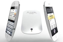 iPhone 5 mockup geïnspireerd door de Galaxy Nexus