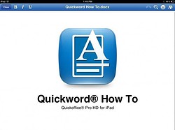 QuickOffice Pro HD voegt ondersteuning voor Microsoft Office 2010 toe