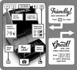 Nostalgische interface 1-Bit Camera