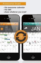 Awesome Calendar deelmogelijkheid