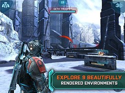 Mass Effect iPad buitenomgeving