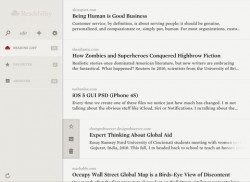 Readability iPad artikellijst