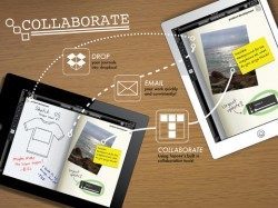 Taposé calloborative content iPad header