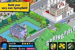 The Simpsons Tapped Out header iPhone iPod touch