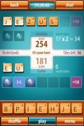 Word On nieuwe Wordfeud spelscherm