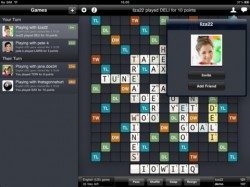 Wordfeud iPad vriend toevoegen