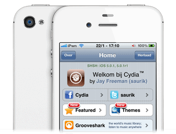 iPhone 4S jailbreak op iOS 5.0.1