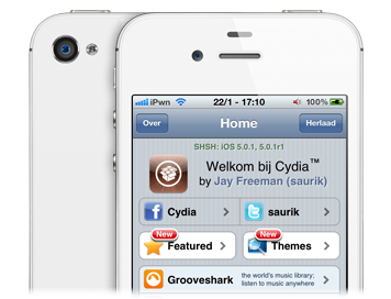 iPhone 4S jailbreak op iOS 5.0.1