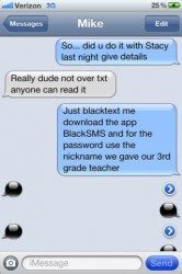 Black SMS