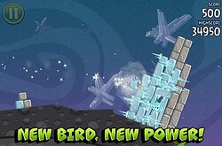Angry Birds Space update ijslevel