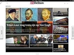 BNdeStem Wegener regiokranten op iPad header