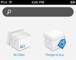 Clipbox iCloud klembord iPhone iPad pc