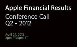 Financial Results Apple Q2 2012