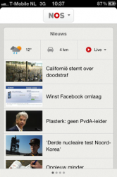 NOS app screenshot