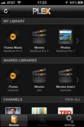 Plex update 2.3 nieuw homescreen