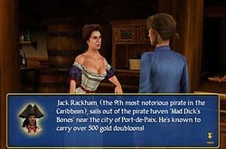Sid Meier's Pirates gesprek