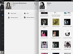 Spotable Bjork albums iPad