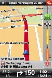 TomTom Benelux kaart afbeelding