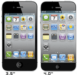 iPhone 4 inch